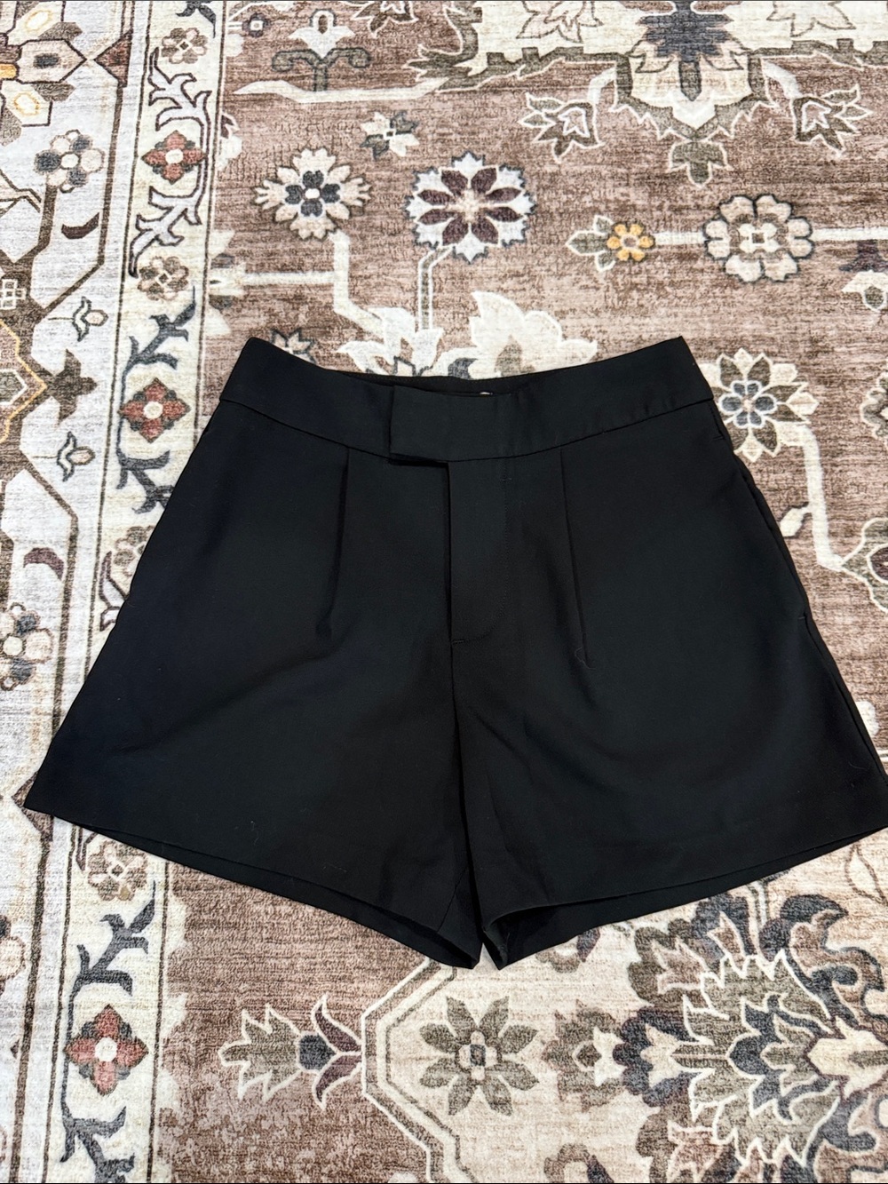Classic Black Women's Tailored Shorts